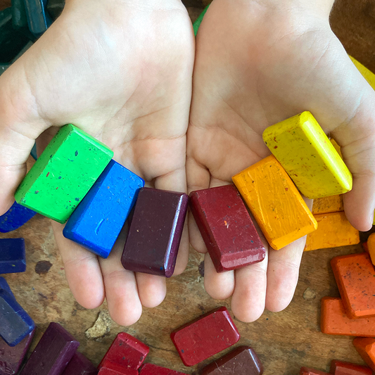 Children’s Block Crayons Art