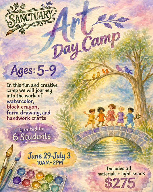 Summer Art Day Camp June 29 - July 3 | 5-9 yrs Sanctuary Arts & Crafts